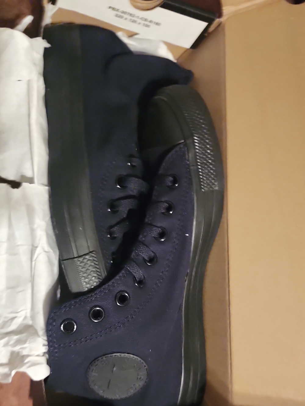 Converse Men's Low-Top Sneakers in Navy with Black Sole